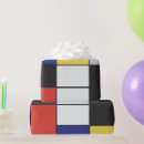 Recherche de mondriaan papier cadeau Lignes