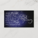 Recherche de scorpion cartes visite Horoscope