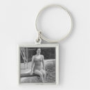 Search for vintage swimsuit keychains Black and white