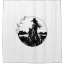Recherche de vintage western shower curtains Cowgirl