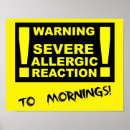 Recherche de allergies posters Allergique