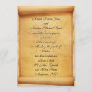 Search for parchment scroll invitations Aged