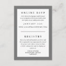 Search for reply enclosure cards Black and white