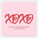 Search for modern valentines day stickers Xoxo