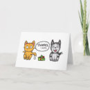 Search for dog and cat thank you cards Kitten
