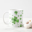 Search for four leaf clovers mugs Green