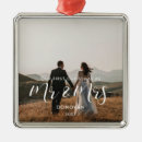 Search for just married ornaments Couple photo