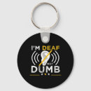Search for deafness keychains Deaf awareness