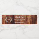 Search for thank you water bottle labels Rustic