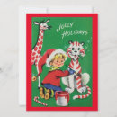 Search for zoo christmas cards Vintage