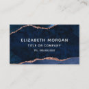 Search for navy and rose gold business cards Girly