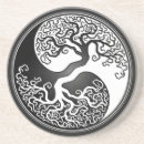 Recherche de yin yang dessous de verres Équilibre