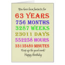 Search for 63rd Years