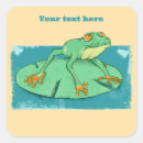 Search for cute green frogs stickers Pond