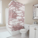 Search for rose gold marble shower curtains Blush