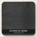 Search for black leather coasters Pattern