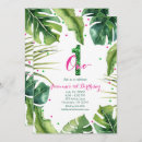 Search for tropical 1st birthday invitations Luau