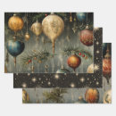 Search for old fashioned christmas wrapping paper Vintage