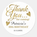 Search for 30th birthday stickers Thank you