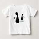 Search for black cat baby shirts Kawaii