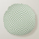 Search for sage green and white pillows Chequered