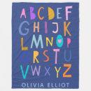 Search for alphabet blankets Letters