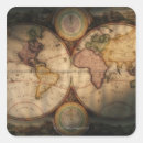 Search for antique world map stickers History