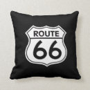 Recherche de route 66 coussins Blanc