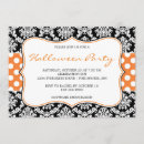 Search for damask halloween invitations Modern