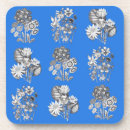 Search for monochrome coasters Flowers