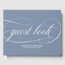 Search for dusty blue guest books Chic