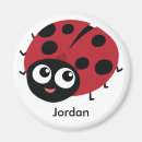Recherche de coccinelle rouge magnets Dessin