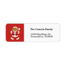 Search for gingerbread man return address labels Festive