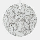 Recherche de chat noir et blanc ornements Mignon