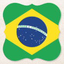 Recherche de brésilien dessous de verres Drapeau