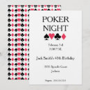 Recherche de poker anniversaire invitations Partie de poker