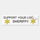 Recherche de sheriff voiture autocollants Loi