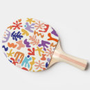 Recherche de motif abstrait raquettes ping pong Amusant