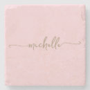 Search for monogram coasters Calligraphy script