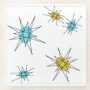 Search for atomic starburst glass coasters Retro