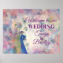 Recherche de paon mariage posters Violet