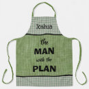 Search for gingham check aprons For him