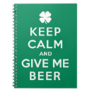 Search for four notebooks Irish