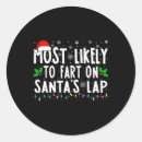 Search for lap top stickers Santa claus