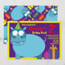 Search for hippo birthday invitations Party