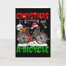 Search for bicycle christmas cards Humour