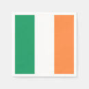 Recherche de drapeau irlandais serviettes Saint patrick