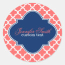 Search for quatrefoil stickers Blue
