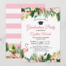Search for flamingo graduation invitations Luau