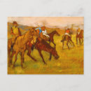 Recherche de jockeys cartes postales Edgar degas